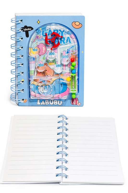 π Butter Bear & Capybara Mini Pinball Notebook