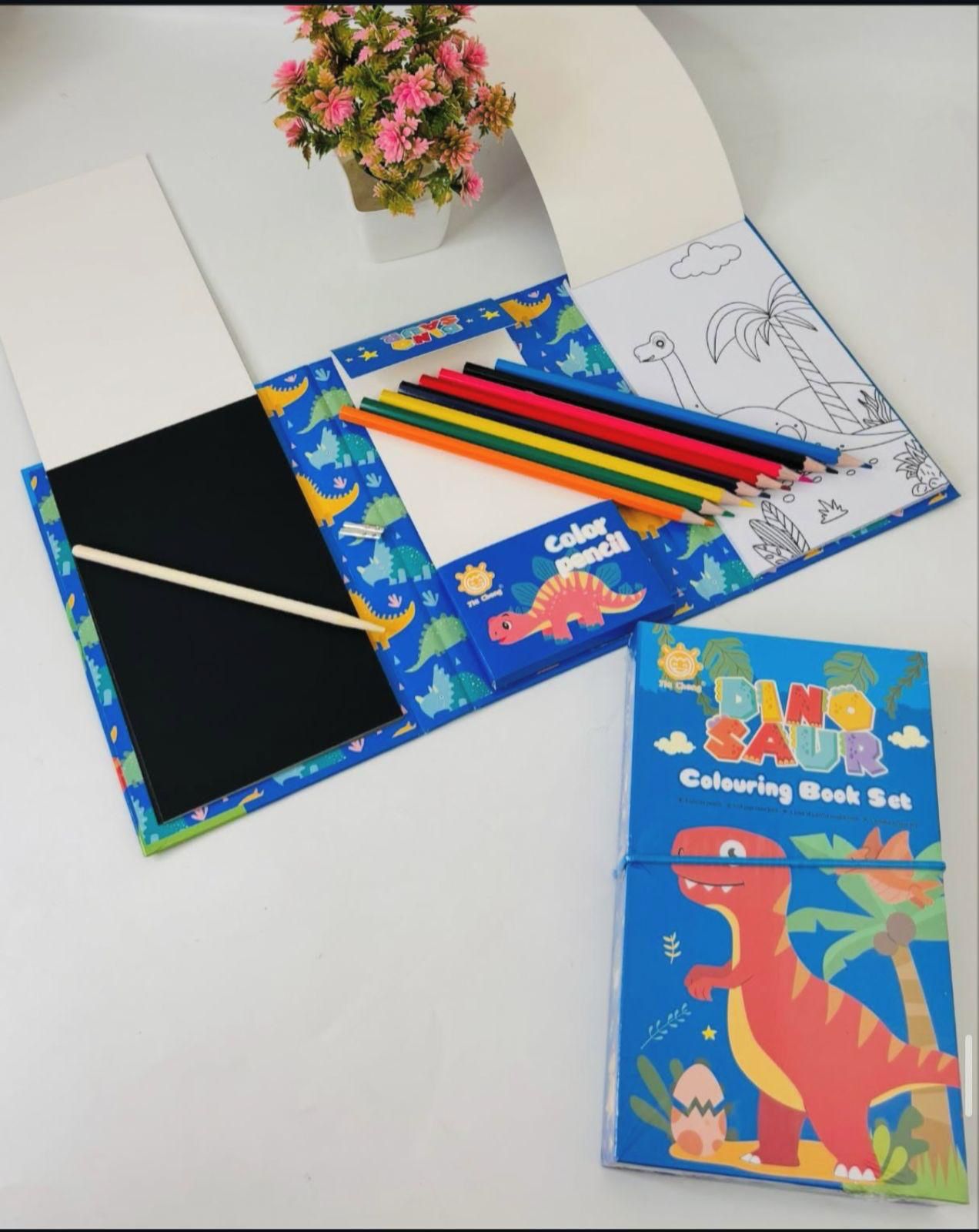 3 in 1 scratch coloring book