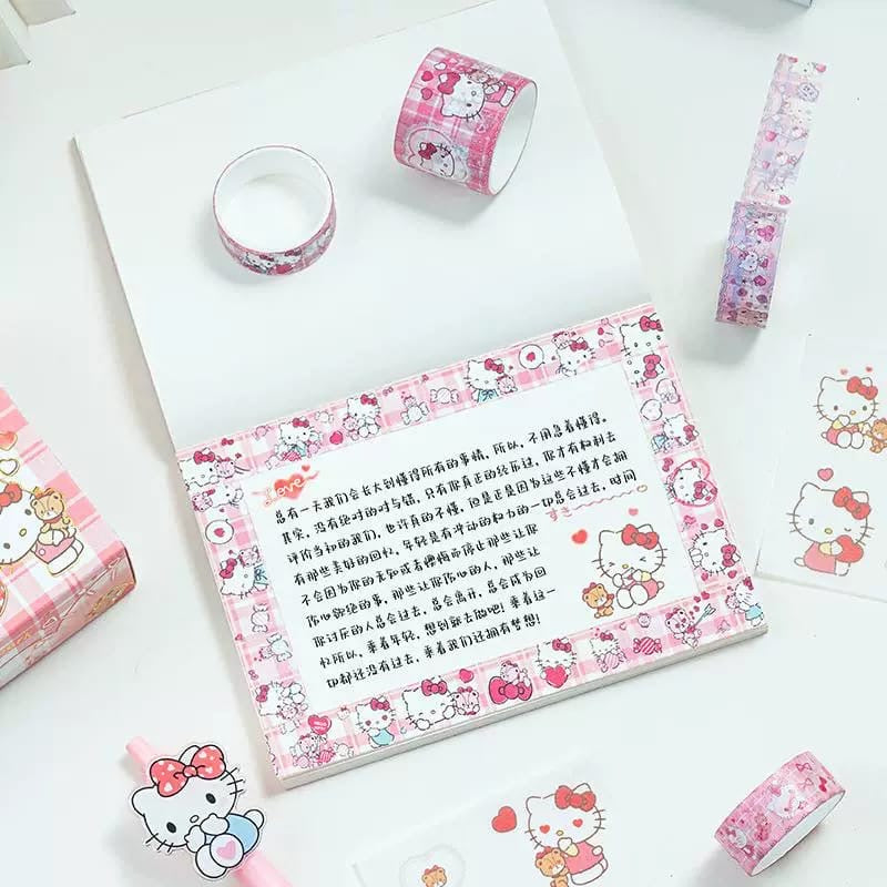 🎀Sanrio Sticker & Washi Tape Gift Box Set