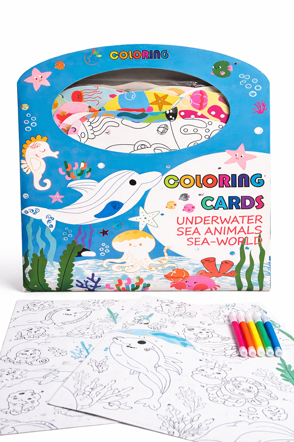 🌸 Magic Coloring Cards