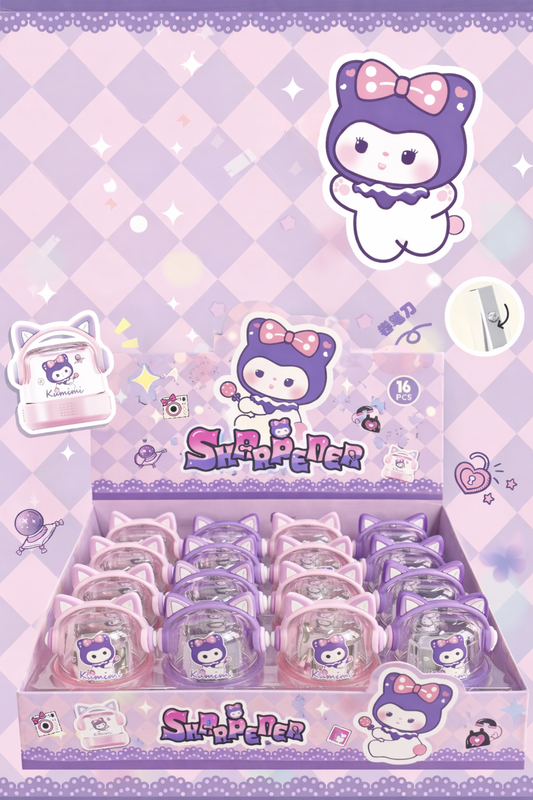 🌸 Cute Kuromi Pencil Sharpener (Twin Hole)