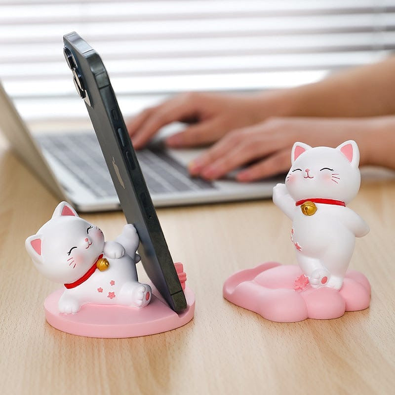 🎀 Cute Bunny Resin Phone Stand