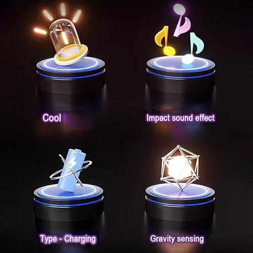 🎀 Light Up Rotating Double-Edged Sword Toy