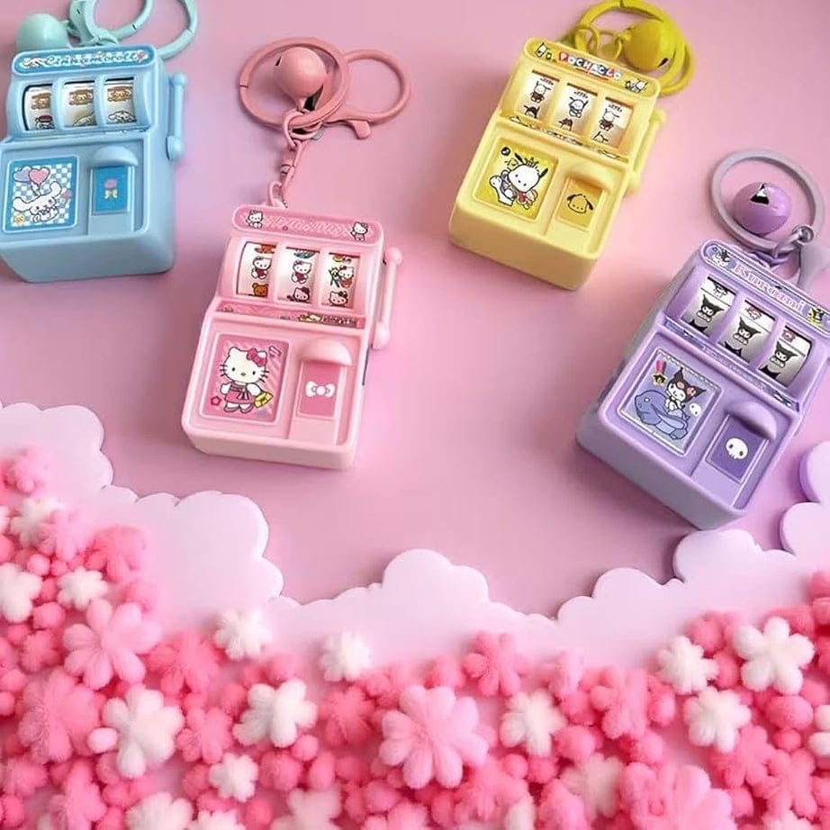 🎀 Mini Slot Machine Keychain