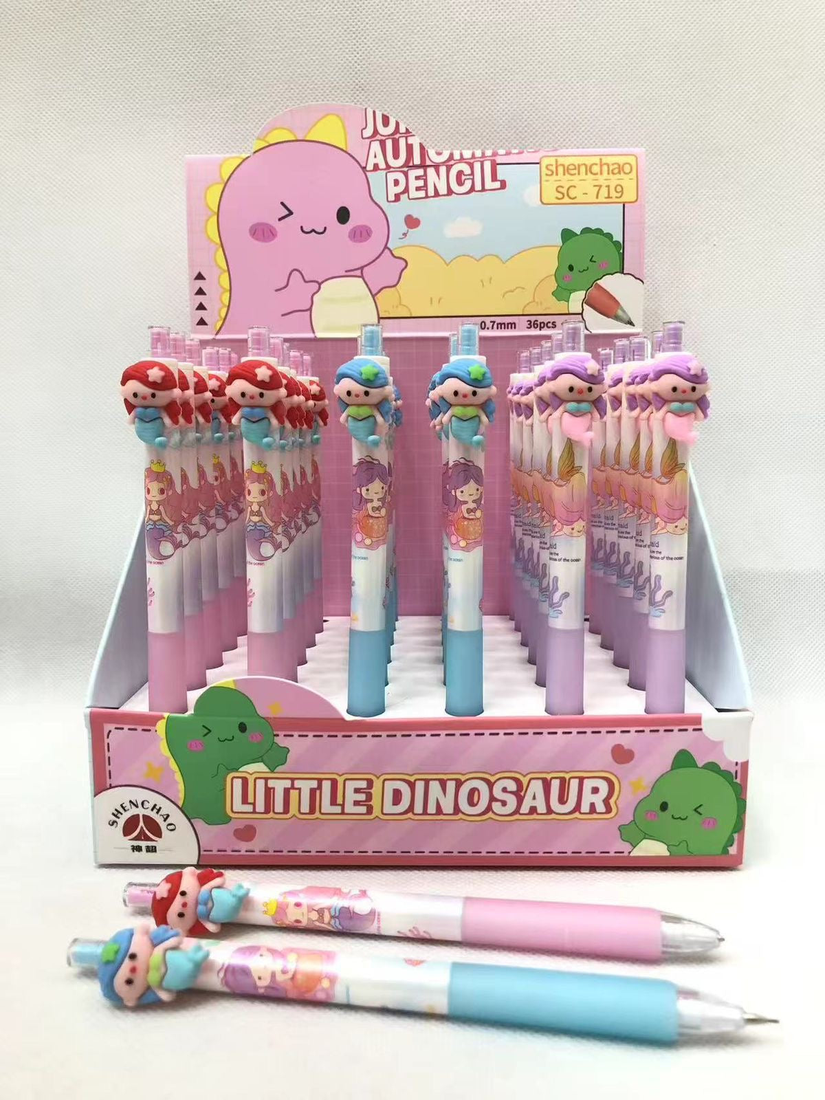 🎀  Mermaid Topper Automatic Pencil 0.7mm(PACK OF 2)