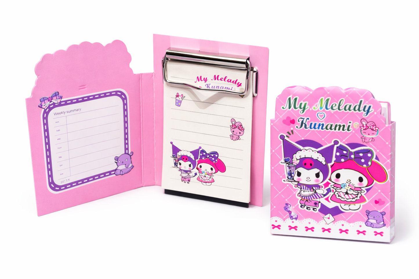 🌸Sanrio-Style Mini Clipboard Memo Pad