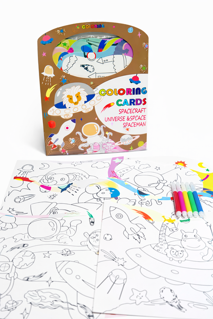 🌸 Magic Coloring Cards