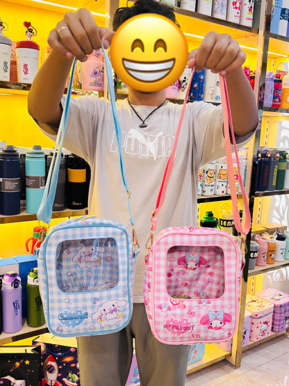 🎀 Sanrio Transparent Window Crossbody Bag