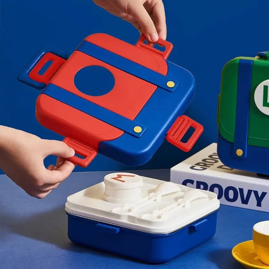 🎀 Super Mario 3 Grid Lunch Box