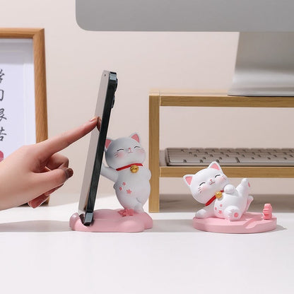 🎀 Cute Bunny Resin Phone Stand