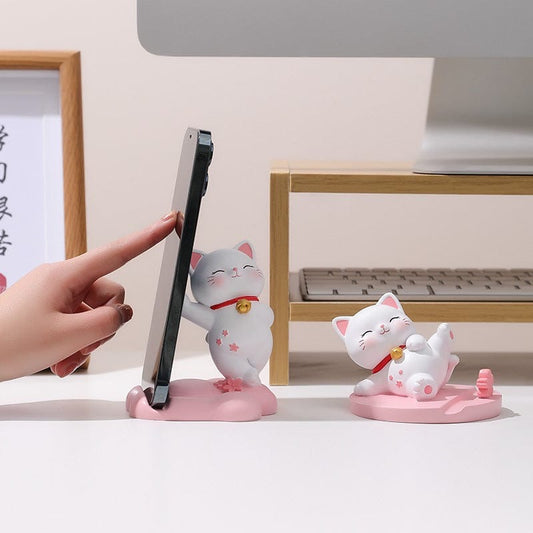 🎀 Cute Bunny Resin Phone Stand
