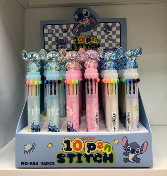 🎀 Stitch 10 Color Pen