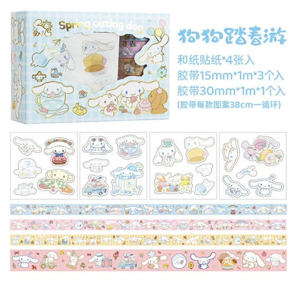 🎀Sanrio Sticker & Washi Tape Gift Box Set