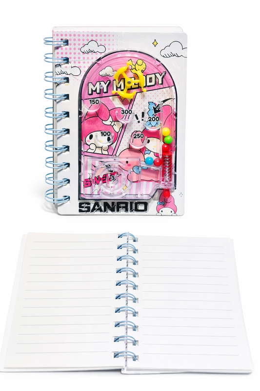 🎀 Sanrio Mini Pinball Spiral Notebook