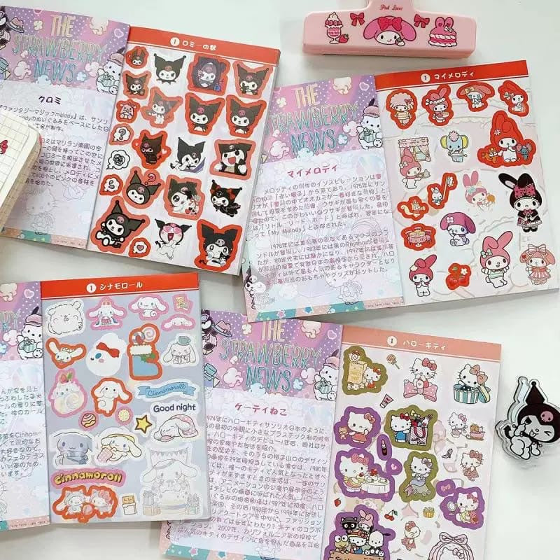 🎀 Sanrio sticker book 450 pcs