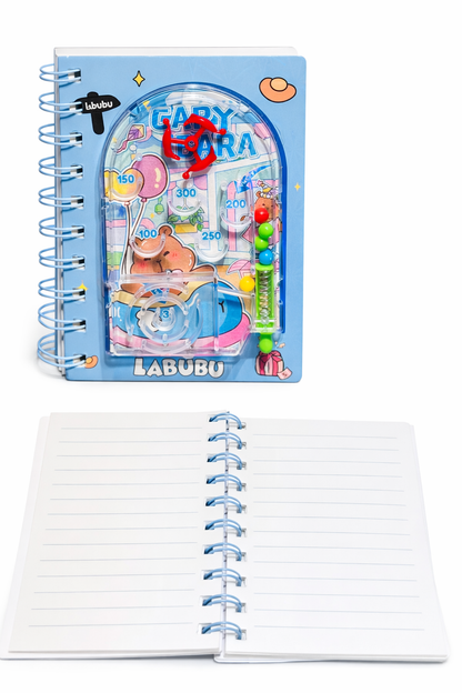 🎀 Butter Bear & Capybara Mini Pinball Notebook