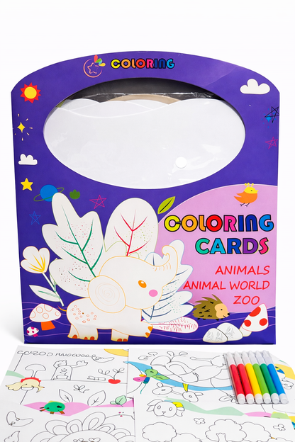 🌸 Magic Coloring Cards