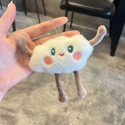🎀Kawaii Plush Character Keychains – Soft Toy Bag Charms