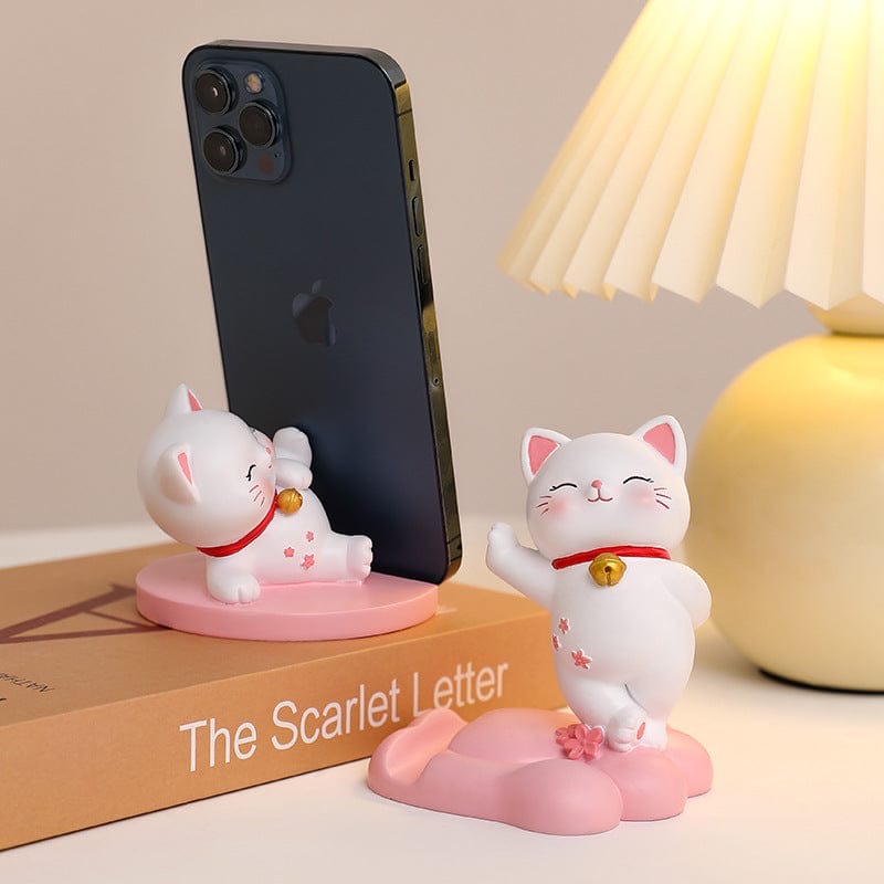 🎀 Cute Bunny Resin Phone Stand