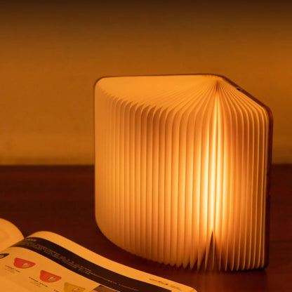🎀 Wooden Book-Shaped LED Lamp – Aesthetic Light for Cozy Spaces ✨📖