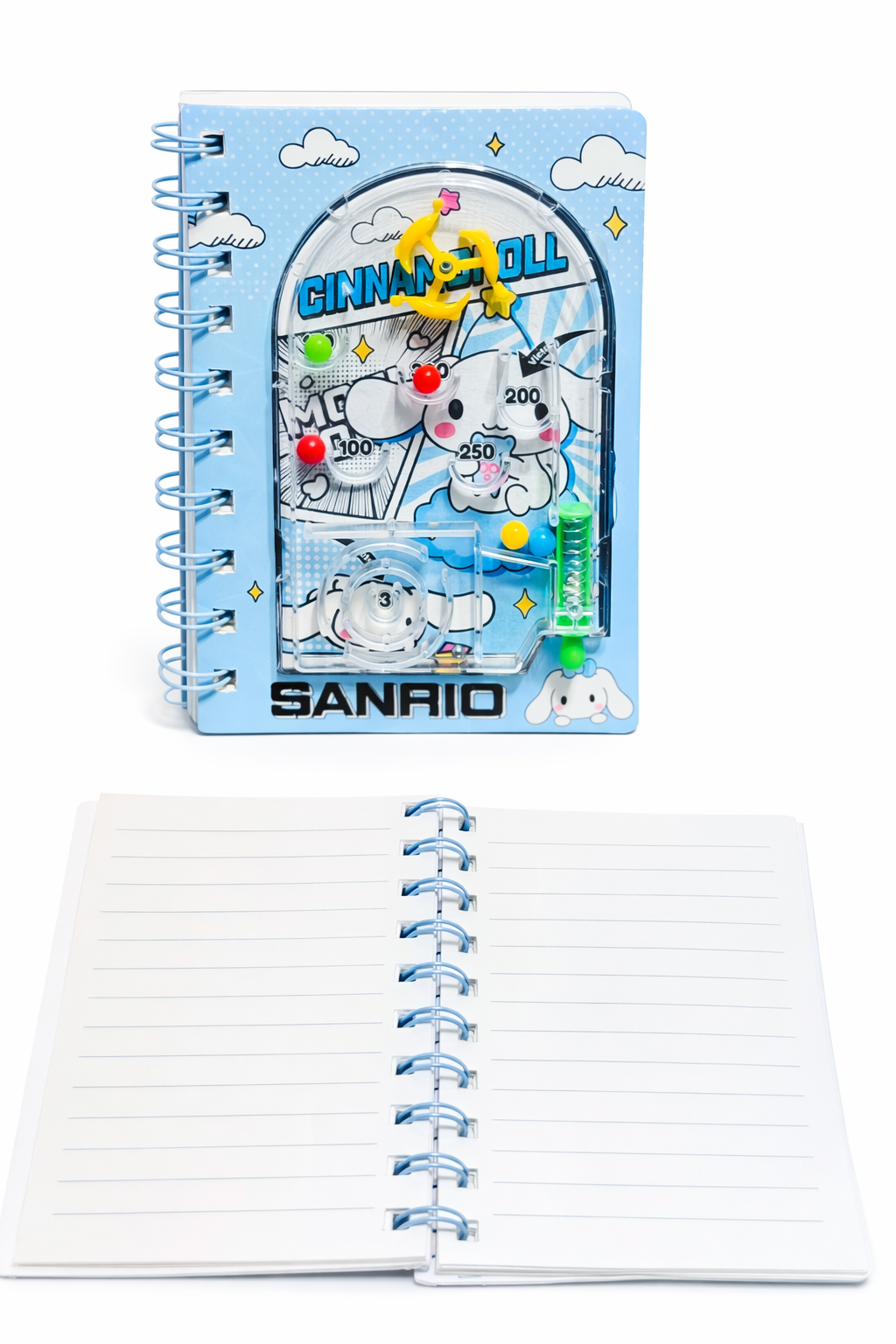 🎀 Sanrio Mini Pinball Spiral Notebook