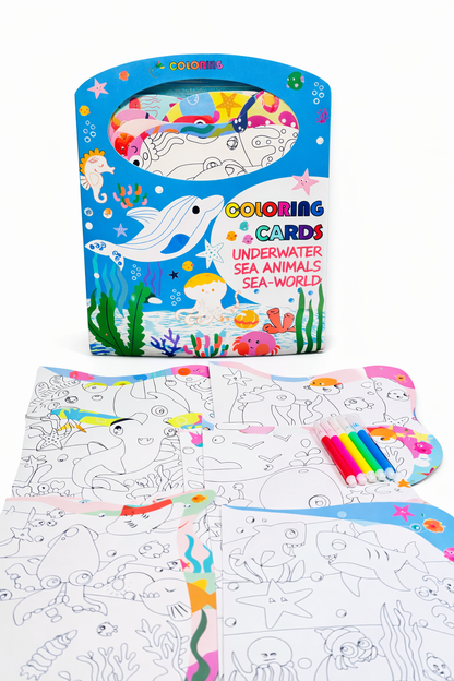 🌸 Magic Coloring Cards