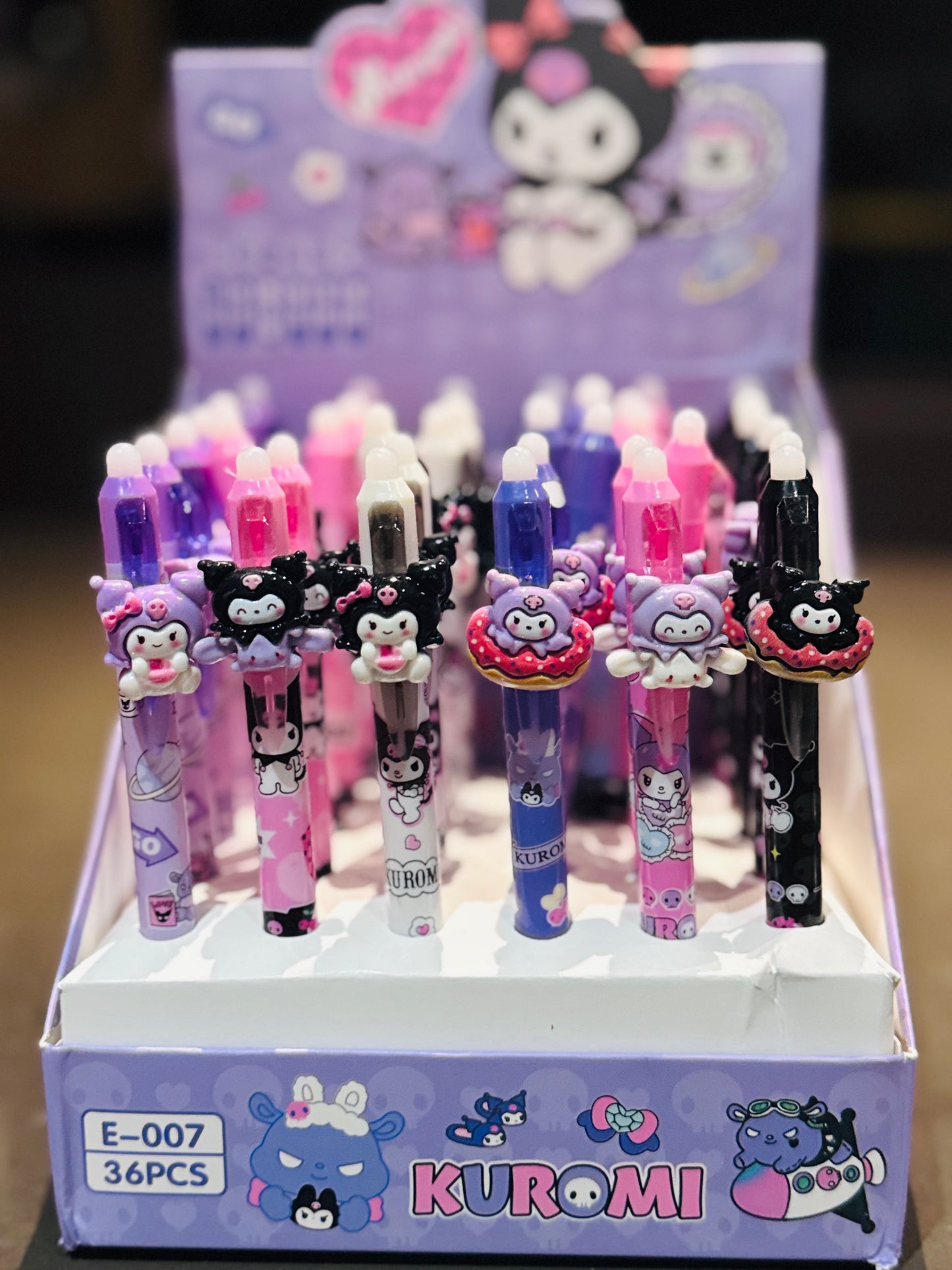 🎀 Kuromi Erasable Pen – Pack of 2