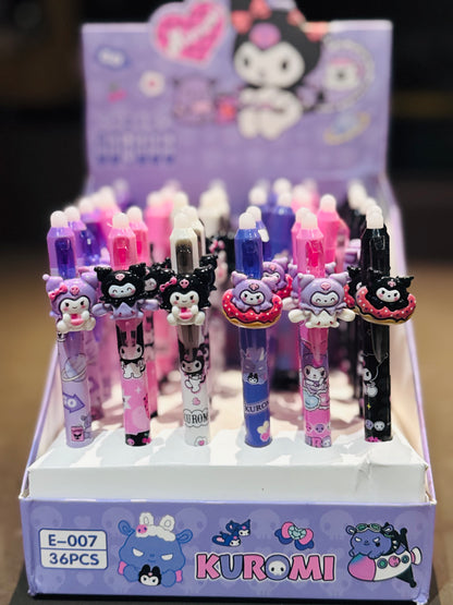 🎀 Kuromi Erasable Pen – Pack of 2