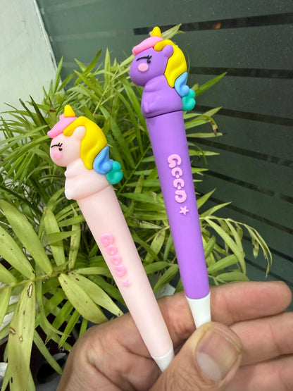 🎀 Unicorn Cartoon Kids Toothbrush