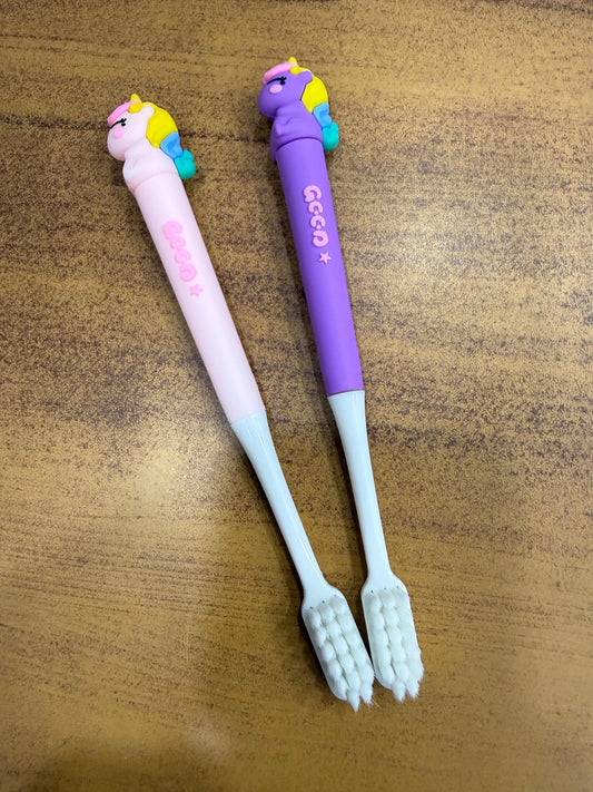 🎀 Unicorn Cartoon Kids Toothbrush