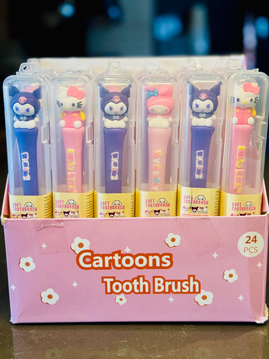 🎀 Cute Sanrio Character Kids Toothbrush