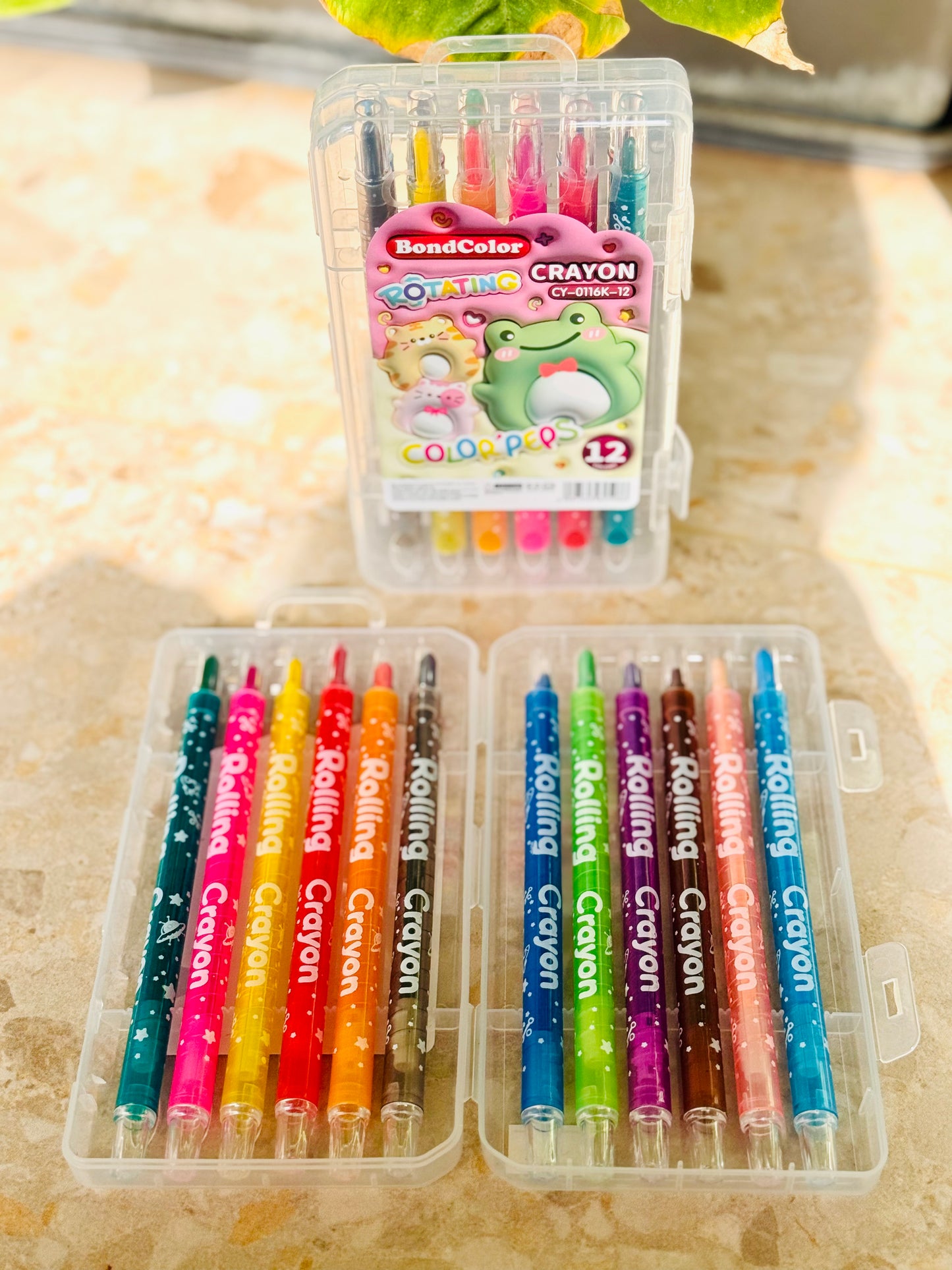 🎀 Rolling Crayons 12piece