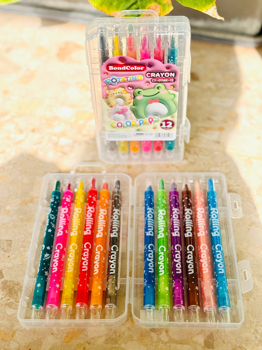 🎀 Rolling Crayons 12piece