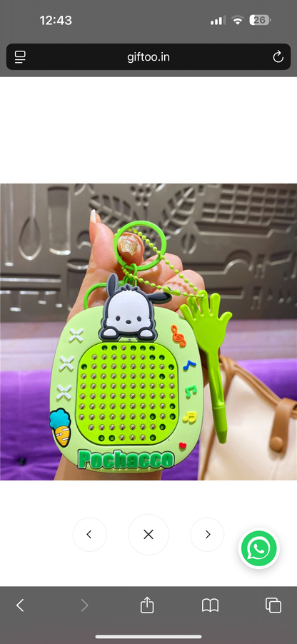 🎀 Mini Magnetic Board and Maze Keychain Toy