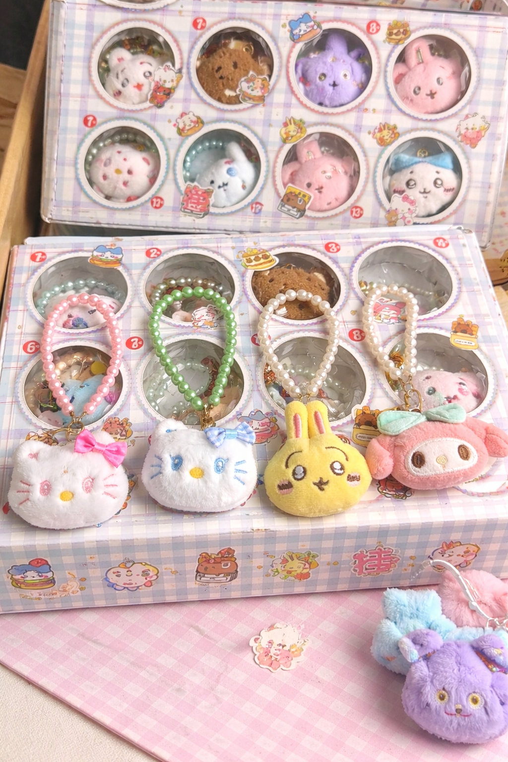 🎀 Plush Character Keychain & Bag Charm