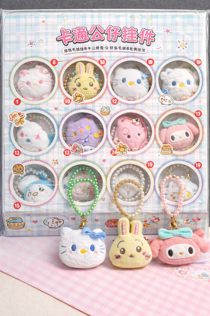 🎀 Plush Character Keychain & Bag Charm