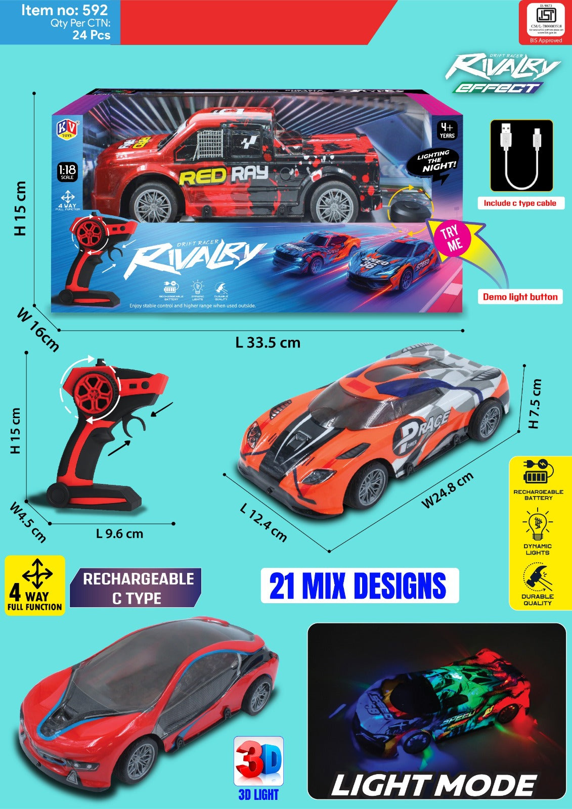 🎀 Rivalry Effect RC Racing Car