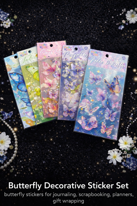 🎀 Butterfly Decorative Sticker Set