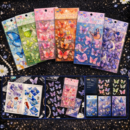 🎀 Butterfly Decorative Sticker Set