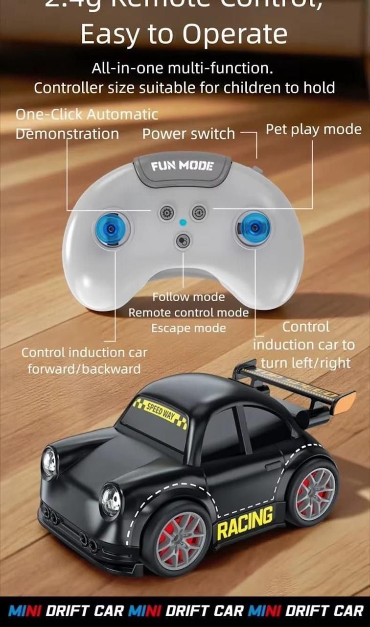 🎀 Mini Multifunctional Drift Car- Remote Control Smart Toy