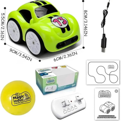 🎀 Magic Induction Rail Track Follow and Track Remote Control Car