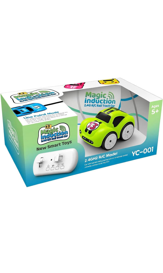 🎀 Magic Induction Rail Track Follow and Track Remote Control Car