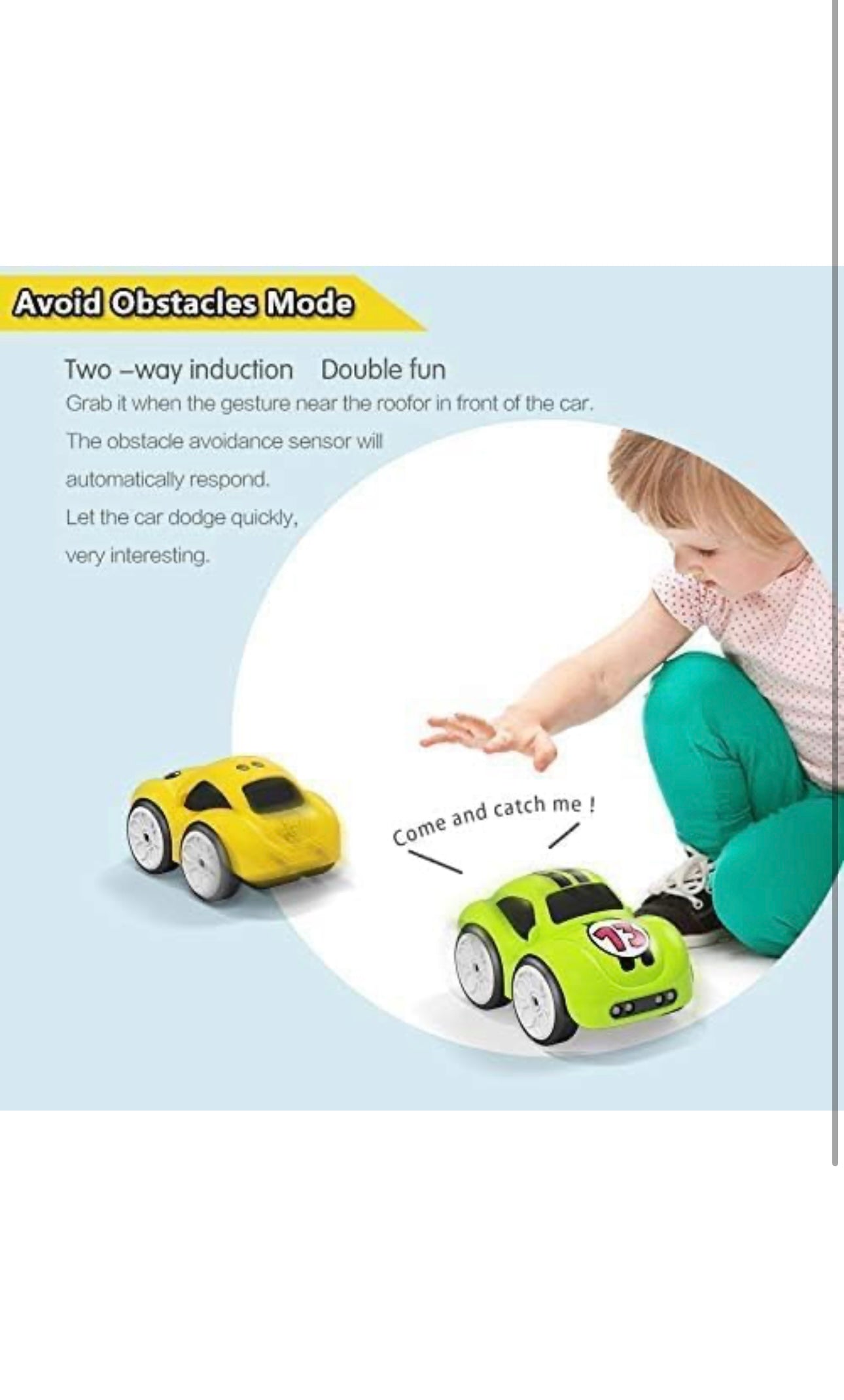 🎀 Magic Induction Rail Track Follow and Track Remote Control Car