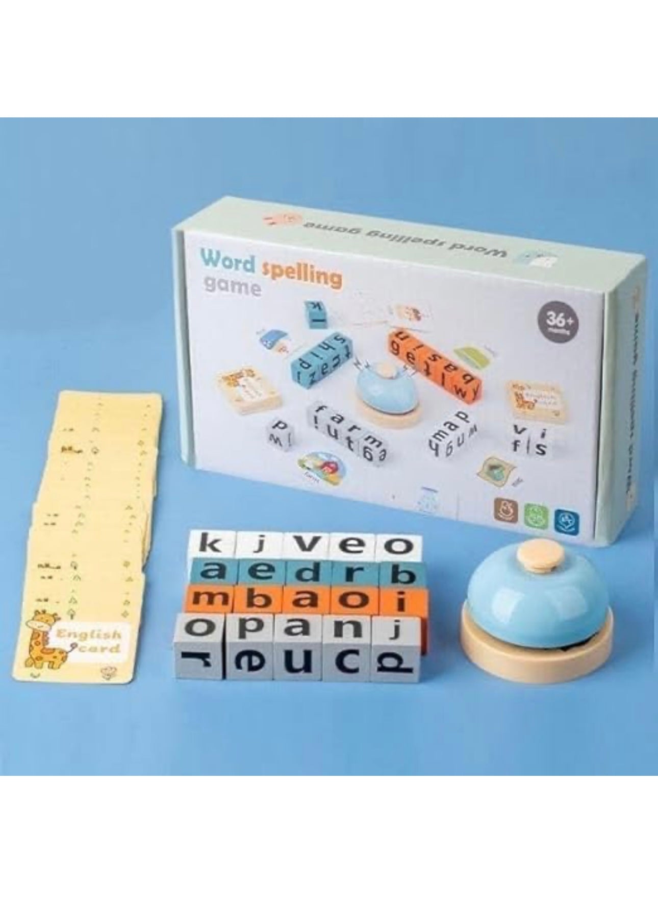 🎀 Word Spelling Challenge Game – Educational Learning Toy