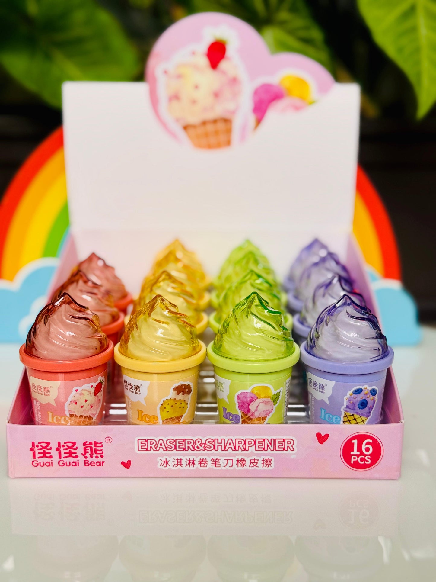 2 in 1 Eraser & Sharpener Set