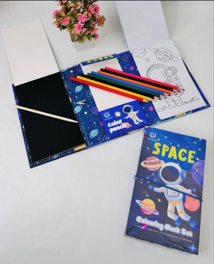 3 in 1 scratch coloring book