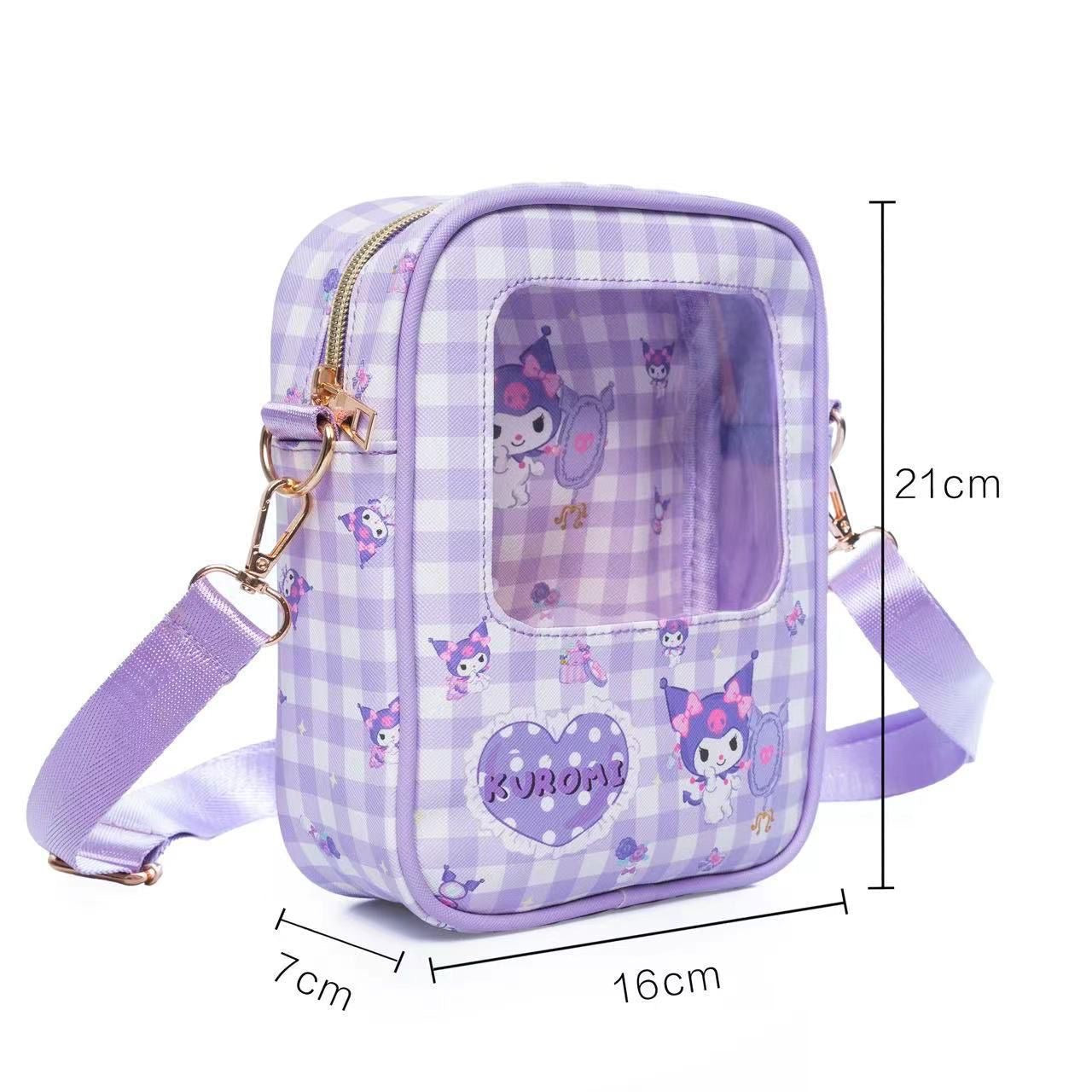 🎀 Sanrio Transparent Window Crossbody Bag