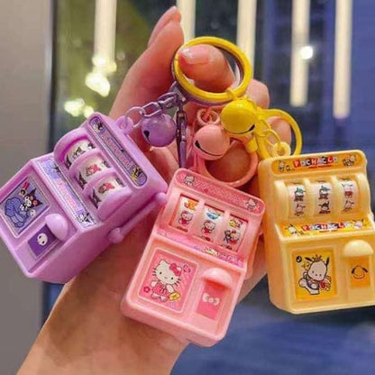 🎀 Mini Slot Machine Keychain