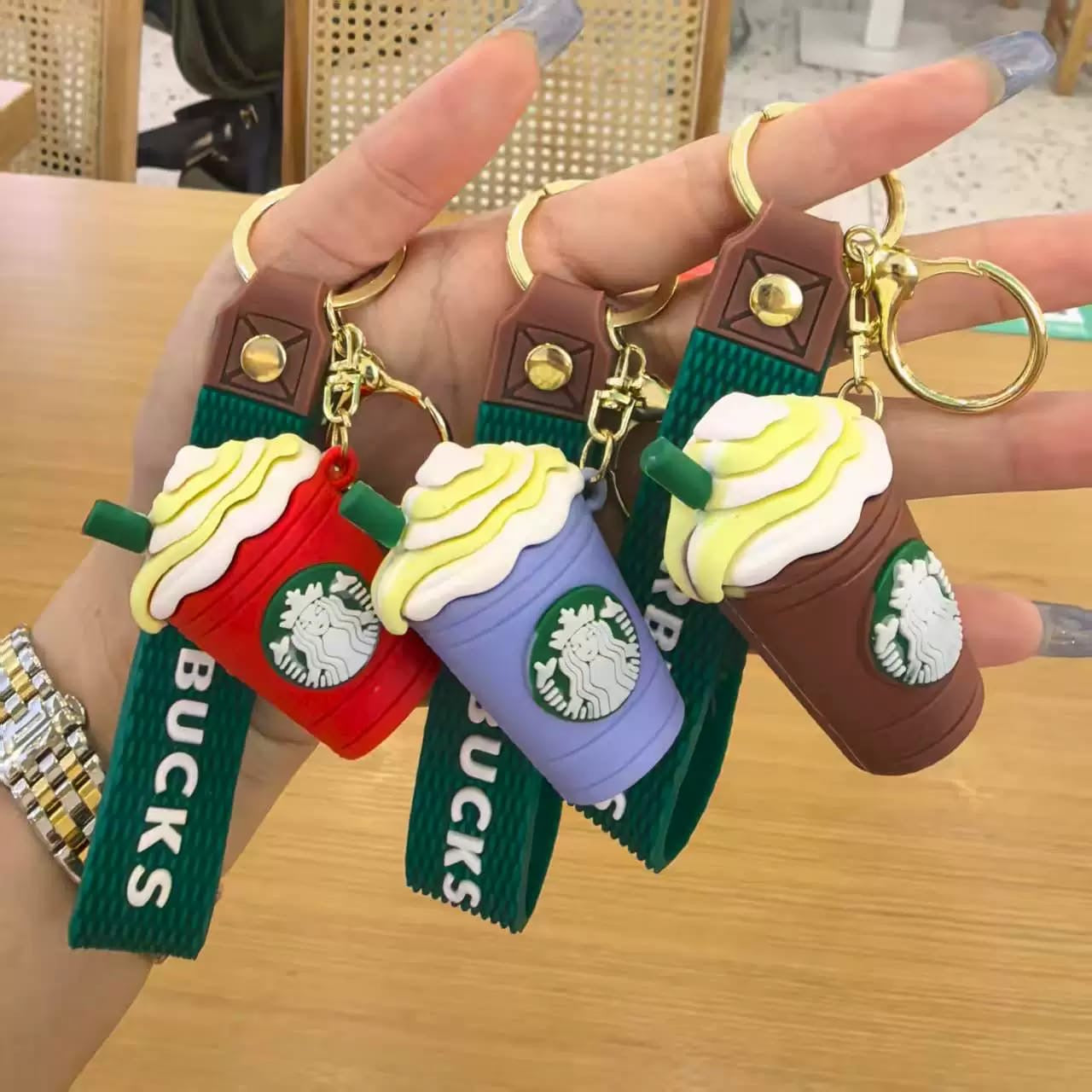 🎀 Starbucks Coffee Cup Keychain