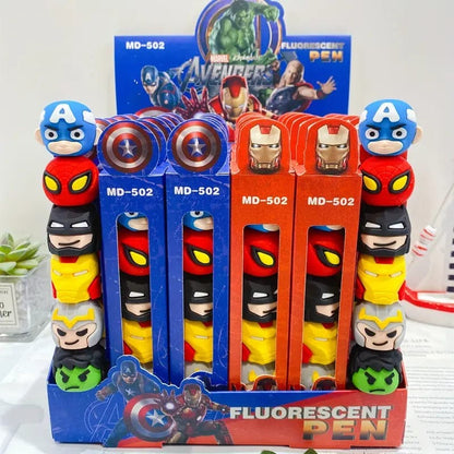 🎀 Avengers 6 color Highlighter Pen
